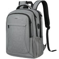 15.6 Inch Travel Laptop Backpack with USB Port (Grey)
