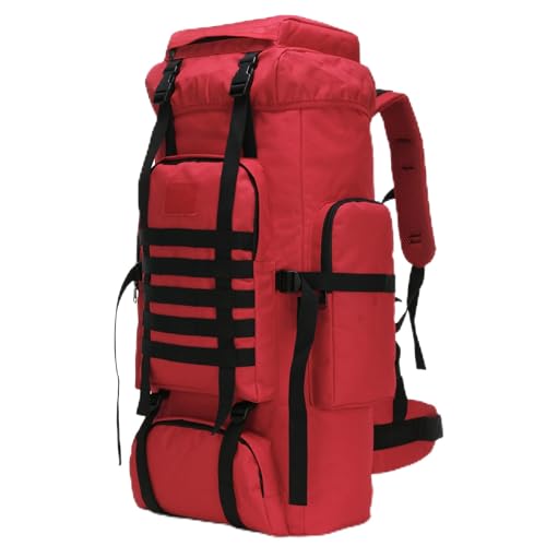 Hiking Backpack for Men 70L (70l-red)