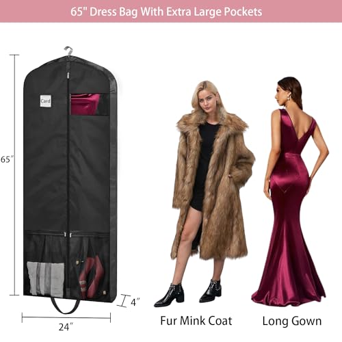 Dress Bags for Gowns Long (65 inches x 4 inches - 1 Pack)