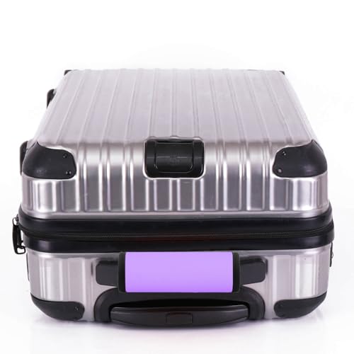 Neoprene Luggage Handle Wraps for Suitcases Bright Color Luggage Tags (Violet)