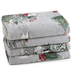 Christmas Fleece Blanket Twin (Winter Deer / Twin(66" X 90"))