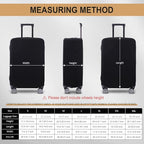 Travel Luggage Cover Suitcase Protector Scratch (Black / 19-21 inch)