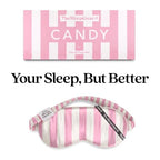 Pure Silk Sleep Mask [100% 6A Mulberry Silk (Candy Stripe)