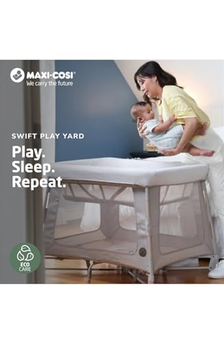 Swift Baby Playard with Mat (Onyx Sand)