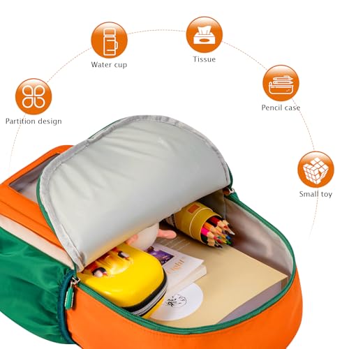 Toddler Backpacks Kids Preschool Cartoon Mini Travel Bag Ages 2 (J-green(fit Folder-no Leash) / M for Age 2-5)