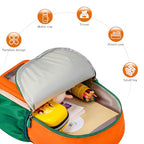 Toddler Backpacks Kids Preschool Cartoon Mini Travel Bag Ages 2 (J-green(fit Folder-no Leash) / M for Age 2-5)