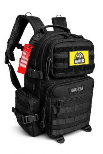 BARRERA Tactical Backpack 25L (Black / 25 L)
