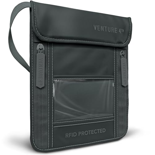 Travel Neck Wallet (One Size / Sleek Gray)