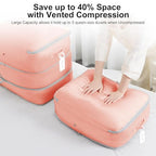 Comforter Storage Bag (Pink / 2 Pack - 3-Layer)