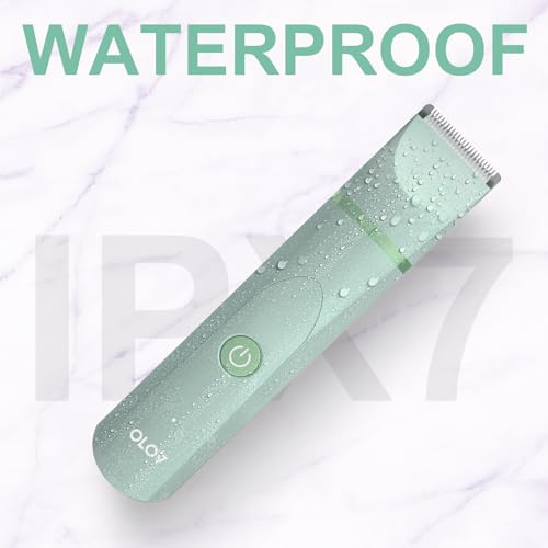 Electric Body Hair Trimmer (Avocado Green)