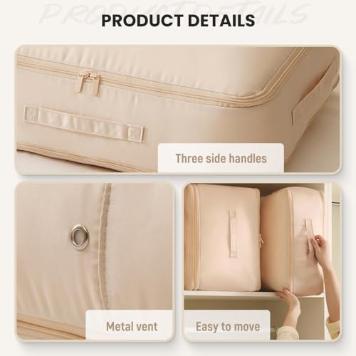Ultra Space Saving Self Compression Organizer (Gray, X-Large, Thin Version, 1PC)