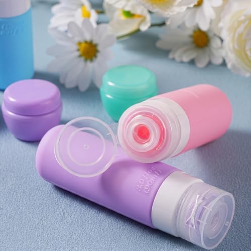18 Pack Travel Bottles for Toiletries (06-Green)