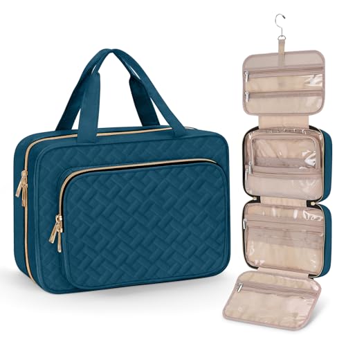 Toiletry Bag for Women (Medium / Minimalist / Til Blue)