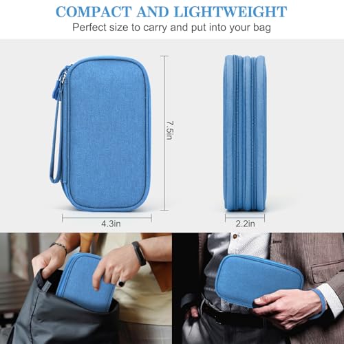 Electronic Organizer (7.5 x 4.3 x 2.2 inches / Cyan)