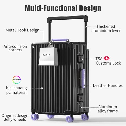 Aluminium Frame Checked (Black& Purple / 28 inch)