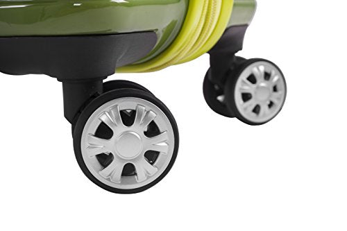 Melbourne Hardside 2 Piece Expandable Spinner Wheel Luggage Set (Two Tone Green / 2 Piece (20"/28"))