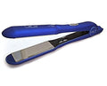 Iso Beauty Gold Collection Metallic Blue 1.25" OR 1.5" Flat Iron Hair Straightener W/Auto Shut Off - Smart Memory - Temp Control - 1.5" Plates (1 1/2")