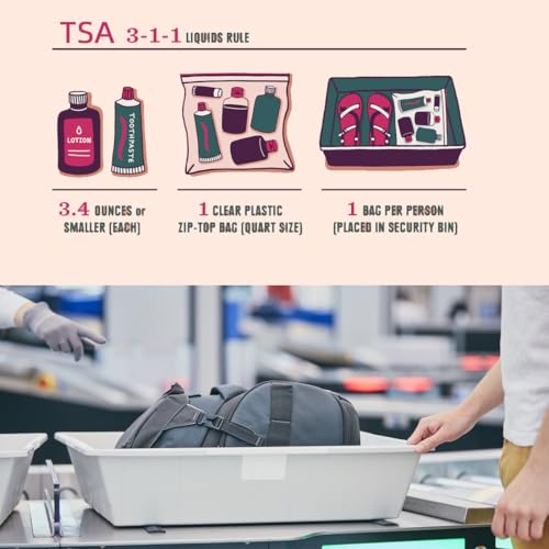 Clear Toiletry Bag (M-3Color-3 packs)