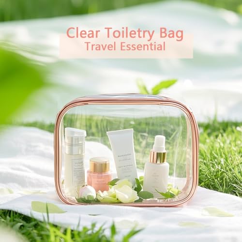 Clear Toiletry Bag (M-White-3 packs)