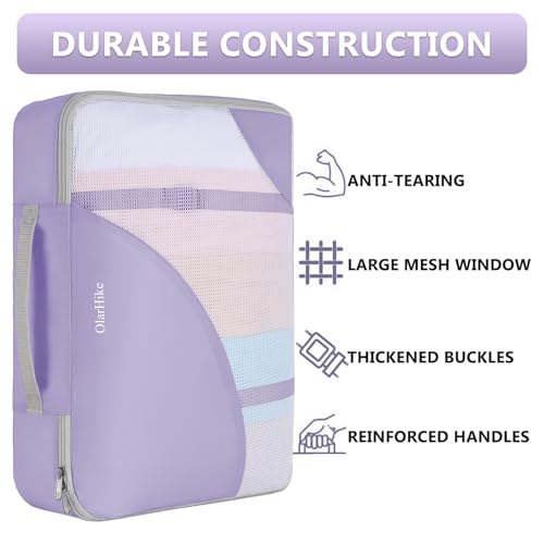Packing Cubes for Travel (13 Purple)