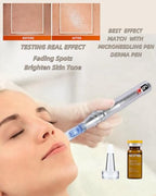 Vitamin C Serum for Face Hyaluronic Acid Serum Anti Aging Moisturizer 0.35 oz 4 Vials Facial Serums (new vc kit)