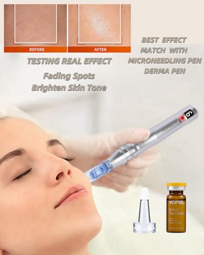 Vitamin C Serum for Face Hyaluronic Acid Serum Anti Aging Moisturizer 0.35 oz 4 Vials Facial Serums (new vc kit)