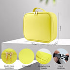 Makeup Bag with 10x Mirror (Yellow / Makeup bag with LED lights)