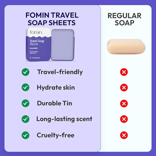 Paper Soap Sheets for Traveling (Lavender)