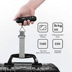 Digital Luggage Scale for Travel (Black)