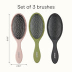 Hair Straightener (Evergreen,Blush Pink,Black / 3 Count Full Size)