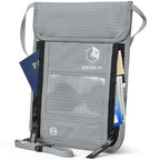 Travel Neck Wallet (One Size / Silver)