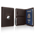 Passport Wallet with Holder for AirTag (Truffle)