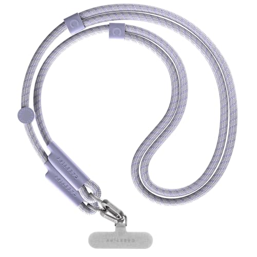 8mm Rope Cross Body Strap with Card (8mm / Soft Blue)