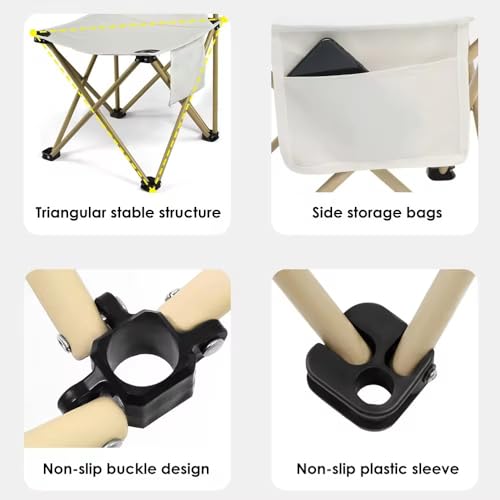 Folding Camping Chair for Small man (Beige)