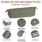 Hair Tools Travel Bag and Heat Resistant Mat 17" (Olive)