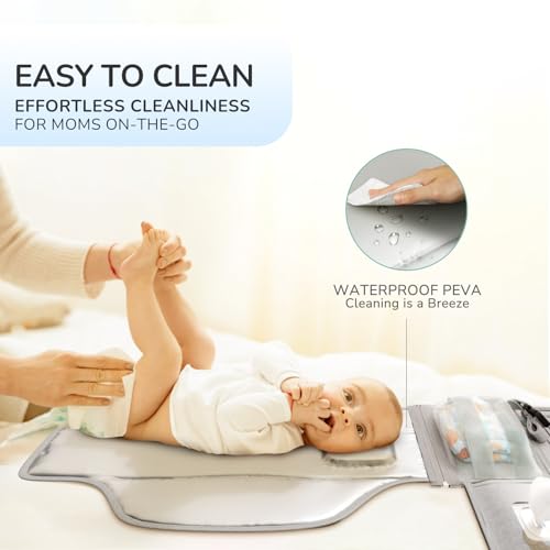 Portable Diaper Changing Pad (Austere Grey)