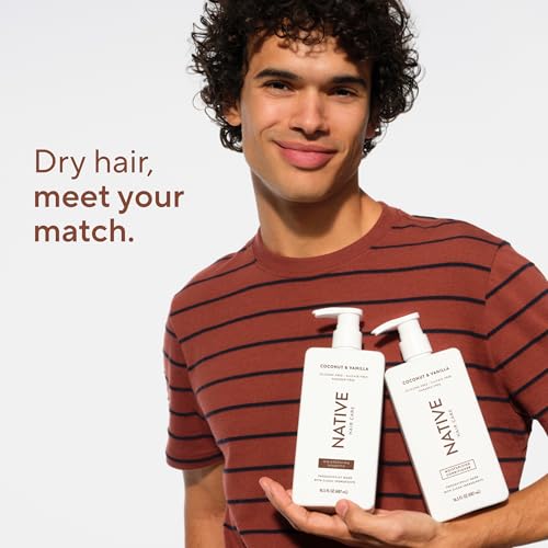 Coconut & Vanilla Shampoo and Conditioner Contain Naturally Derived Ingredients (16.5 Fl Oz (Pack of 2))