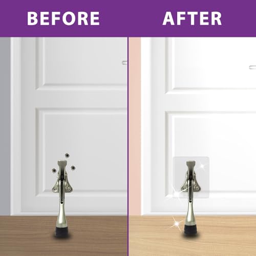 1 Stopper Adhesive Door Stop (Chrome / 4 INCH X 1 PACK)