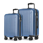 Luggage Sets 2 Piece Hardshell Suitcase with TSA Lock (Royalblue / 2Pcs Set(20"/24"))