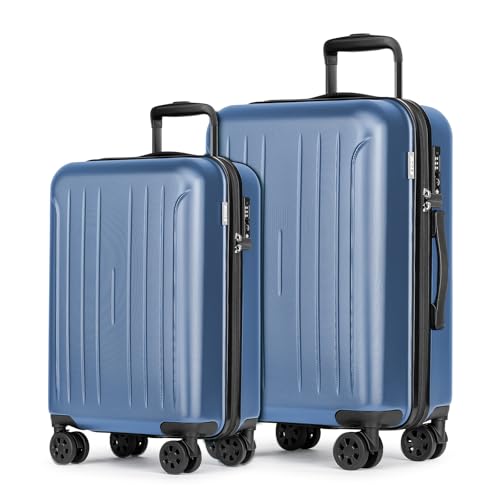 Luggage Sets 2 Piece Hardshell Suitcase with TSA Lock (Royalblue / 2Pcs Set(20"/24"))