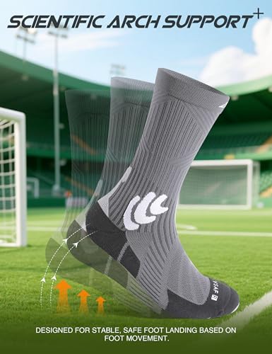 Coolmax Compression Running Socks：20 (9-13 / A-white Grey Black)