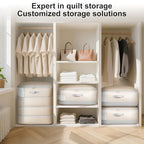 Comforter Storage Bag (Beige / 2 Pack)