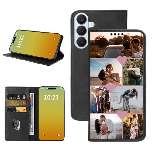 Custom Wallet Phone Case for Samsung Galaxy S26 Plus (Galaxy S26 Plus / Black-E)