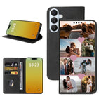 Custom Wallet Phone Case for Samsung Galaxy S26 Plus (Galaxy S26 Plus / Black-E)