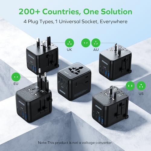 Mini 35W Universal Travel Adapter 7 (35W / Black)