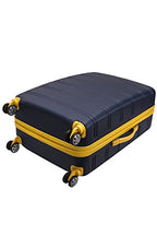 Melbourne Hardside Expandable Spinner Wheel Luggage (Navy / Checked Large 28")