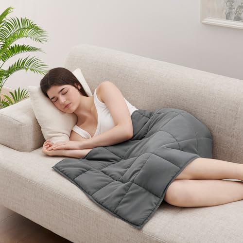 Weighted Lap Blanket 5lb (01-dark Grey / 29" x 24" | 5lbs)