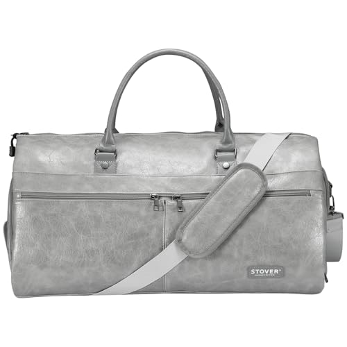 Garment Travel Duffle Bag (Leatherette - Grey)