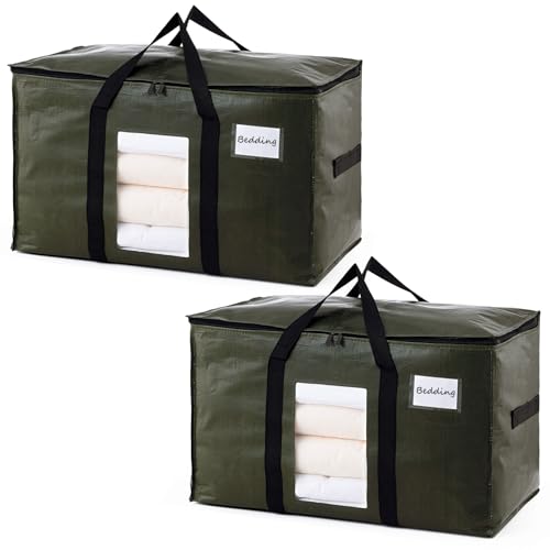 2 Pack Green Extra Large Moving Bags (Green / 2 Large)