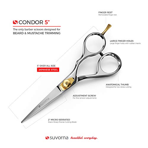 Beard Scissors & Mustache Scissors for Men (Contemporary)